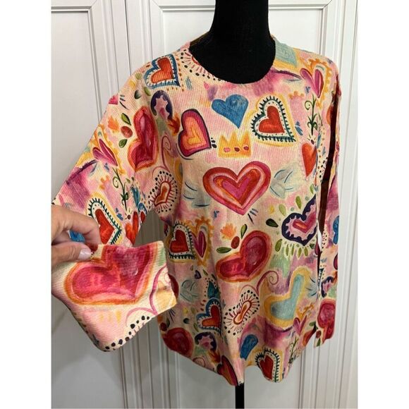 Colorful Heart Sweater - Picture 4 of 7